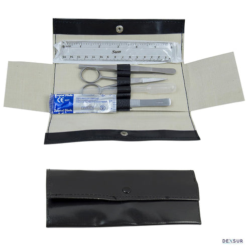 Dissection Kit for Biology Lab & Anatomy - Stainless Steel Scalpel Knife Set for Medical & Veterinary Students, KIT1-5 Pcs