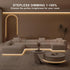Olaholii 16.4ft 2700K Ra93+ Dimmable COB Led Strip Light with Remote, Bright Warm White Led COB Strip Light, White Led