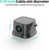 JCILPITC 6PCS Magnetic Cable Clips, Cable Management Under Desk,Cord Organizer for Desk Car Wall,Cord Holder Home
