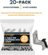 Performore 20 Pack Z Tabletop Fasteners with Screws, Heavy Duty Solid Steel Fasteners Set of 20 Packs