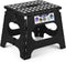 Delxo Folding Step Stool,11 Inch Non-Slip Foldable Step Stools for Kids and