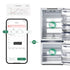 Bluetooth Temperature Data Logger, Remotely Monitor Recorder with Data Storage Export, Multi-Use Sensor Probe