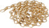 2PCS (2m/78.74in) Watris Veiyi Decorative Chain, Hanging Gold Chain, DIY Chandelier Decor Chain, Metal Chain for Home
