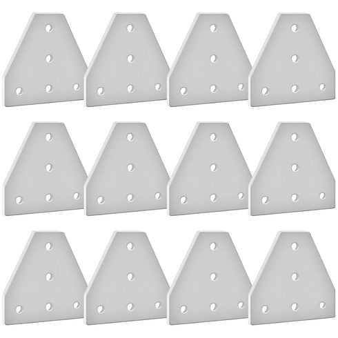 12pcs 3030 Brackets T Plate Connector Joint Plate, T Slot Hardware V Slot Accessories for 3030 Aluminum Extrusion