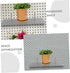 PRETYZOOM Pegboard Shelves Wall Peg Board Kit Tool Organizer Accessories Storage Construction Workbench Craft Room