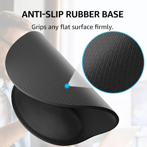 Set, KTRIO Ergonomic Keyboard Wrist Rest and Mouse Pad with Wrist Rest Memory Foam Wrist Support for Typing, Gaming