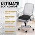 Tailbone Gel Seat Cushion - Memory Foam Cushion for Office Chair, Car Seat, and Wheelchair - Ergonomic Gel-Infused
