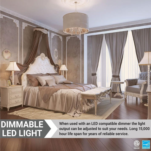 E12 Bulbs B11 Bulb Dimmable 4.5W (40W 3000K 300 Pack 6 Diodesy- LED Candelabra Candle Base Chandelier Light Equivalent)