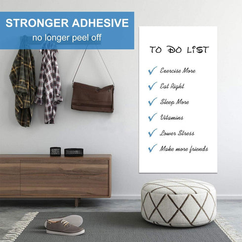 White Board Roll, 11ft Dry Erase Paper, AFMAT Wall Sticker with Adhesive Backing, 2 Rolls
