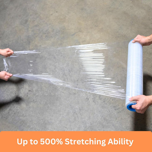 Noah's Ark Warehouse 18 Inch 1100ft Stretch Wrap, Industrial Strength Puncture Resistant for Packing