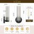 TETOTE Black Wall Sconce Modern Bathroom Wall Light Fixtures Farmhouse Wall Lights with Frosted Glass Shade for Mirror