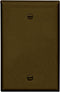 COOPER WIRING DEVICES INC Cooper Wiring DEVICES PJ13B 1gang Blankplate - Brown(pack of 20)