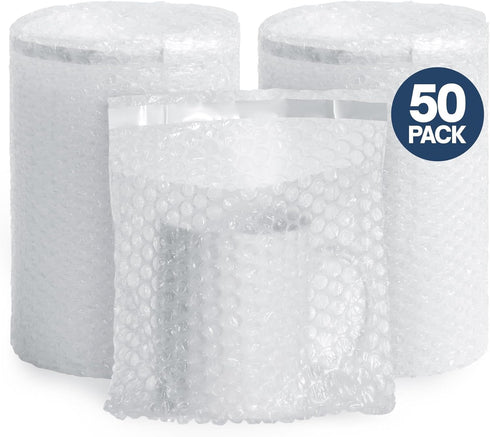 Self Seal Bubble Pouches - ALTERNIUM Bubble Bags for Packing, 50pcs, 7.5x8 Inch Cushioning Wrap