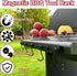 Magnetic Grill Hooks, Heavy Duty Utensil Rack with 5 Hooks, Strong Magnetic BBQ Tool Rack for Traeger, Blackstone, Camp