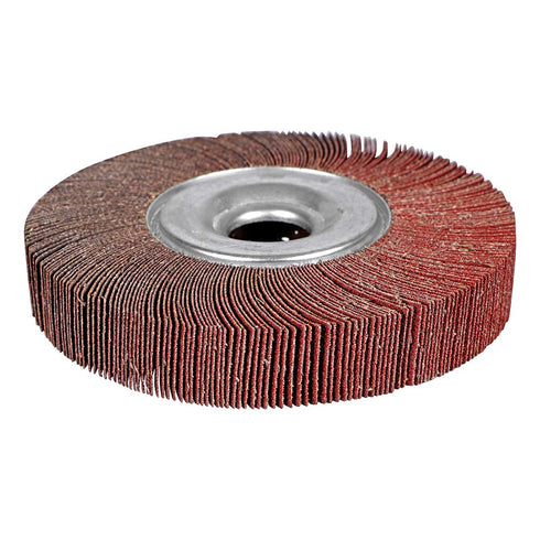 BHA Unmounted Flap Wheel for Bench Grinder, 6" x 1" x 1" (80 Grit)