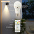 Rechargeable Light Bulbs with Remote Control, 700LM, 2600mAh Battery Emergency Light Bulb, 2 Pack