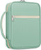 FINPAC Bible Cover, Carrying Book Case with Handle and Zippered Pocket, Gift for Mother Lady Women Men, Light Green