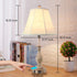 3-Way Dimmable 2 (Pack 1-Beige LALISU Farmhouse Table Lamp Touch Control Table Lamp, Modern Nightstand Lamp with USB