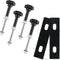 ZESUPER Adjustable Mounting Pin Set Support Brackets