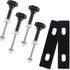 X-BULL Mounting Pin Set with Adjustable Support Brackets
