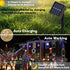 Taoushuleng 2 Pack 200 40Ft 8 Solar Multicolor String Lights Outdoor, Total LED Each with Lighting Modes for Yard