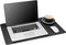 Gallaway Leather Desk Mat - Medium 24" x 14" Black Office Writing Pad, Elegant Computer Desk Cover and Protector