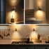 DALUXshop Dimmable 2-Pack 0-100LM, 3000K LED Night Lights Plug into Wall, Bright Plug in Nightlight, Dusk-to-Dawn