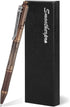 SMOOTHERPRO Solid Brass Bolt Action Pen – Compatible with Pilot G2 Refill, Heavy Weight for Tremor Parkinson Arthritic