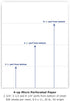 PrintWorks Professional Perforated Paper, 500 Sheets, 4 Part Perforation