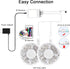 65.6Ft Lights,2835 Lights(2 32.8ft) DAYBETTER Smart Led RGB Led Strip Lights Kits with Remote, App Control Timer