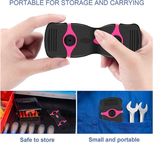 DEKEones Razor Blade Scraper, Double Edged Tool with 10 Razor Blades, Paint Scraper for Glass, Decals, and Stickers