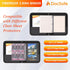 DocSafe 3 Ring Binder, Fireproof 2 Inch Round Ring with Zipper, Dust-Proof PVC-Free Binder for Important Paper Supplies