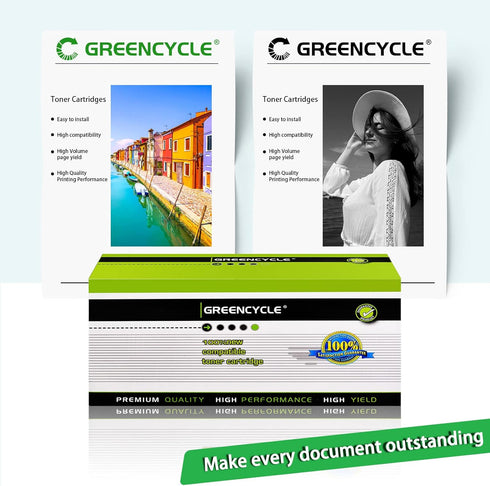 greencycle High Yield Compatible Toner Cartridge - Replacement for HP 11A Q6511A, Works with Laser Jet Printers (Black,