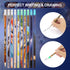 Kolewo4ever 100 Pieces Animal Pencils, Galaxy Sky Pencils for Teachers Classrooms Reward Party Supplies