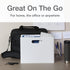 Pendaflex Mobile File Box with Handles, Easy Set Up, Collapsible Storage, 13" W x 10" H x 6.5" D, Holds Letter Size