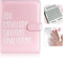POUYRBA 100 Envelope Challenge Binder, Leather 52 Week Money Saving Challenge Binder Easy