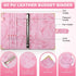 Toplive A5 Notebook Binder, 6 Ring Refillable Binder, PU Leather Planner Binder Personal Budget Binder Organizer Cover