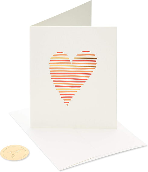 Papyrus Blank Romantic Card - Anniversary, Friendship (Heart)