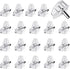 Sorcristy 20pcs 1/8 Inch (3mm) Shelf Support Pegs, Clear Plastic Shelf Pins for