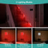 ZOCIFINER 670nm 4 Pack Red Light Motion Sensor Night Lights Rechargeable Battery Red Lights Stick On Magnetic Red Light