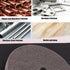 6 Inch Wheel,7P Wheel,180# Fiber Buffing Hardness Fiber Polishing Quick Changed Replacement Pad for Bench Buffer/Bench