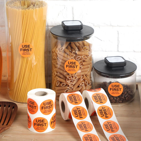 5000 1.5 Inch Epakh Pcs Use First Stickers Food Service FIFO Inventory Control Stickers Circle Removable Restaurant