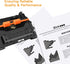 E-Z Ink Compatible Toner Cartridge Replacement for HP 64A CC364A 64X CC364X for Laserjet P4014N P4015N (Black)