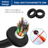 200pcs Grommet Grommet, 8 Grommets (1/2", 1/4", 3/8", 5/8", 7/8", 5/16", 7/16", 1") Rubber Kit, Hollow Firewall Sizes