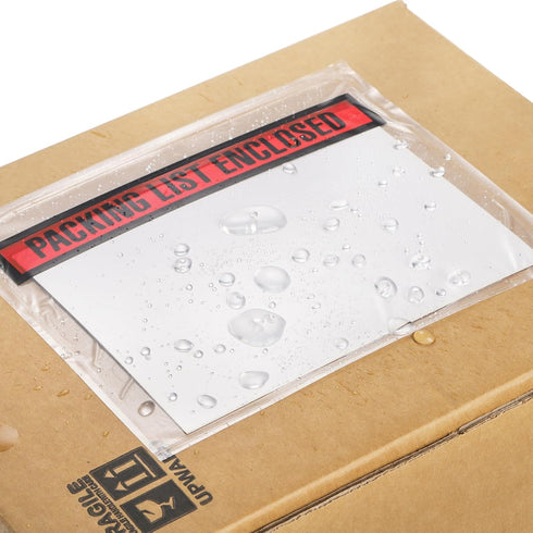 Nicunom 1000 Pcs Packing List Envelopes | Clear Adhesive Invoice Packing Slip Envelope Pouches for Shipping