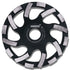 HERZO Diamond Concrete Grinding Wheel 5 inch for Polishing and Cleaning Stone, Concrete Surface