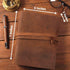 Buff Leather Deckle Edge Paper Journal, 200 Pages, Unlined, Dark Brown, 7"x5", Antique Scrapbook, Grimoire, Fantasy