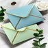 VANRA 150 PCS Colorful Invitation Envelopes Self Seal A6 V Flap with Gold Border for 4 x 6 Greeting Cards, Wedding