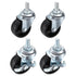 PATIKIL 1.5 Inch Stem Casters Wheels, Wire Shelf Caster M8 Threaded Swivel