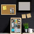 OWLKELA 14.6"X 11" Cork Board | Notice Pin Board, Memo Board, Bulletin Board with Wooden Frame and Push Pins